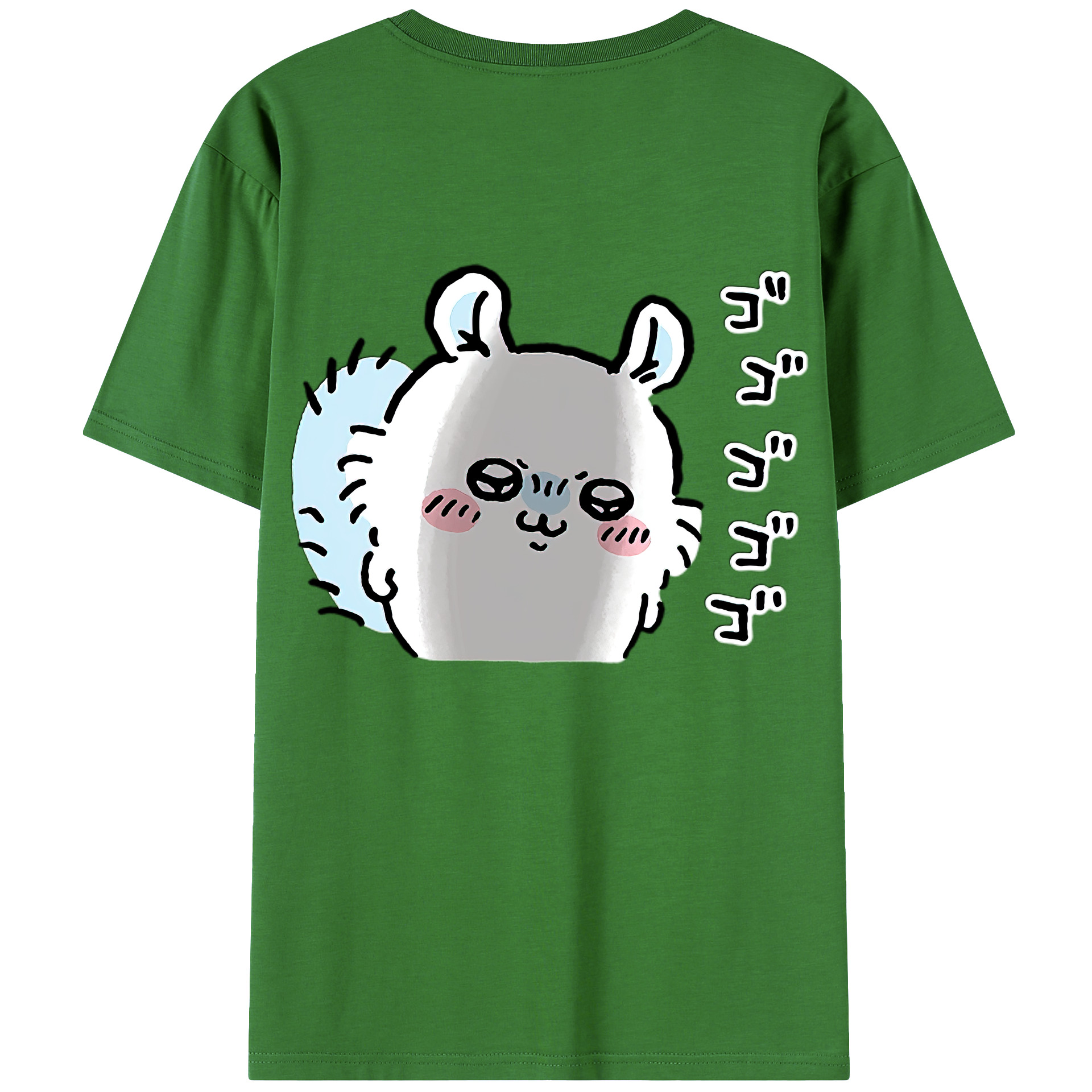 （画像用） ちいかわ モモンガ Chii-kawa Momonga レディース半袖Tシャツ(バックプリント)